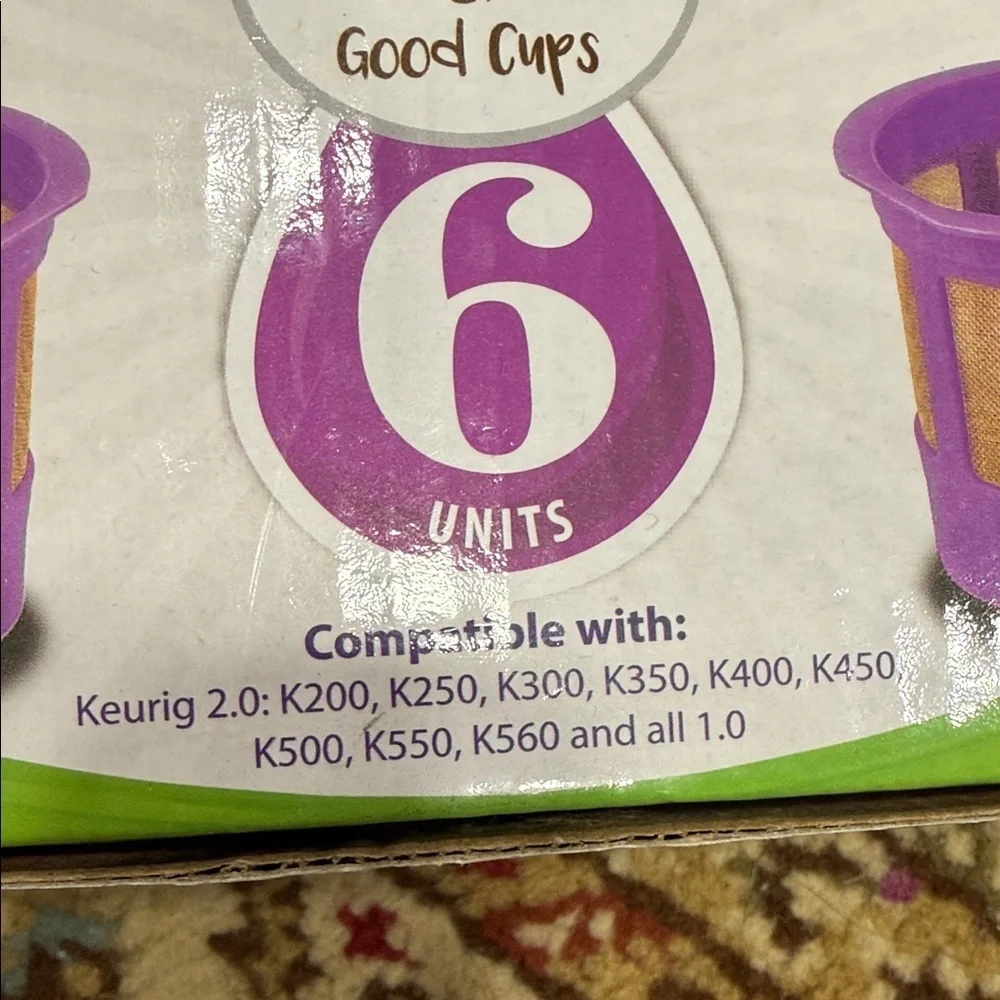 5 Vibrant Purple Coffee Filter Set by [Brand]